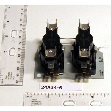 WHITE-RODGERS 24A34-6 Electric Heat Sequencer 24A34-6